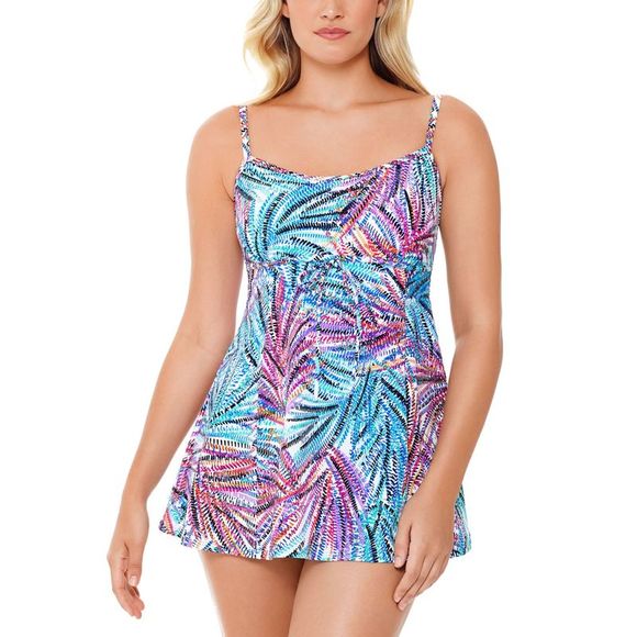 Swim Solutions Swim Swim Solutions Womens Empire Tummy Control Swim
